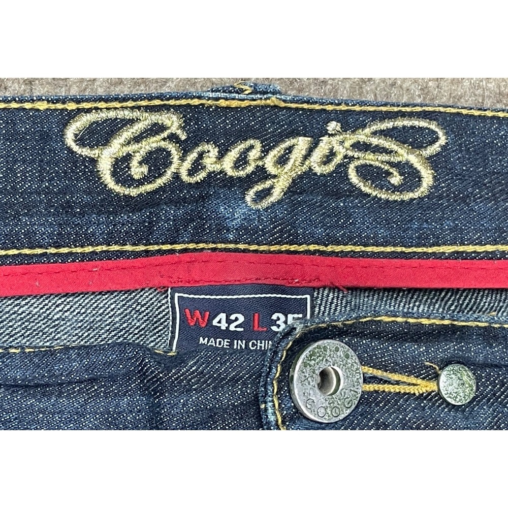 Coogi Authentic Australia Vtg Men's‎ Embroidered Denim Jeans 42x35 - Picture 4 of 16
